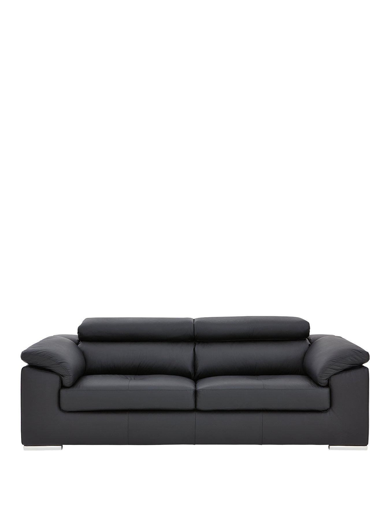Image 2 of 4 of Very Home Brady 100% Premium Leather 3&nbsp;Seater Sofa&nbsp;- FSC&reg; Certified