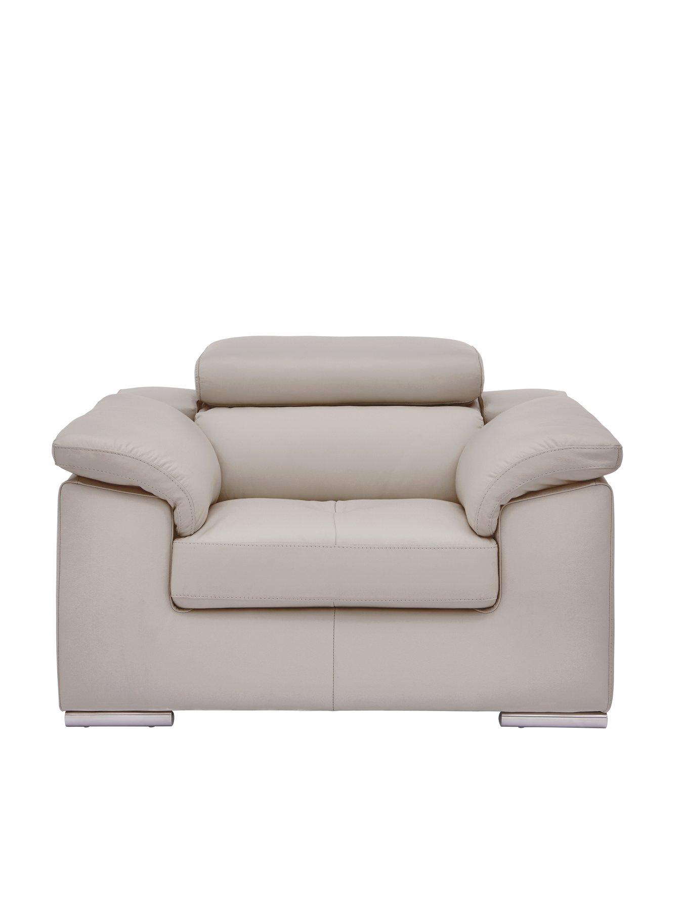 undefined Brady 100% Premium Leather Armchair - FSC® Certified