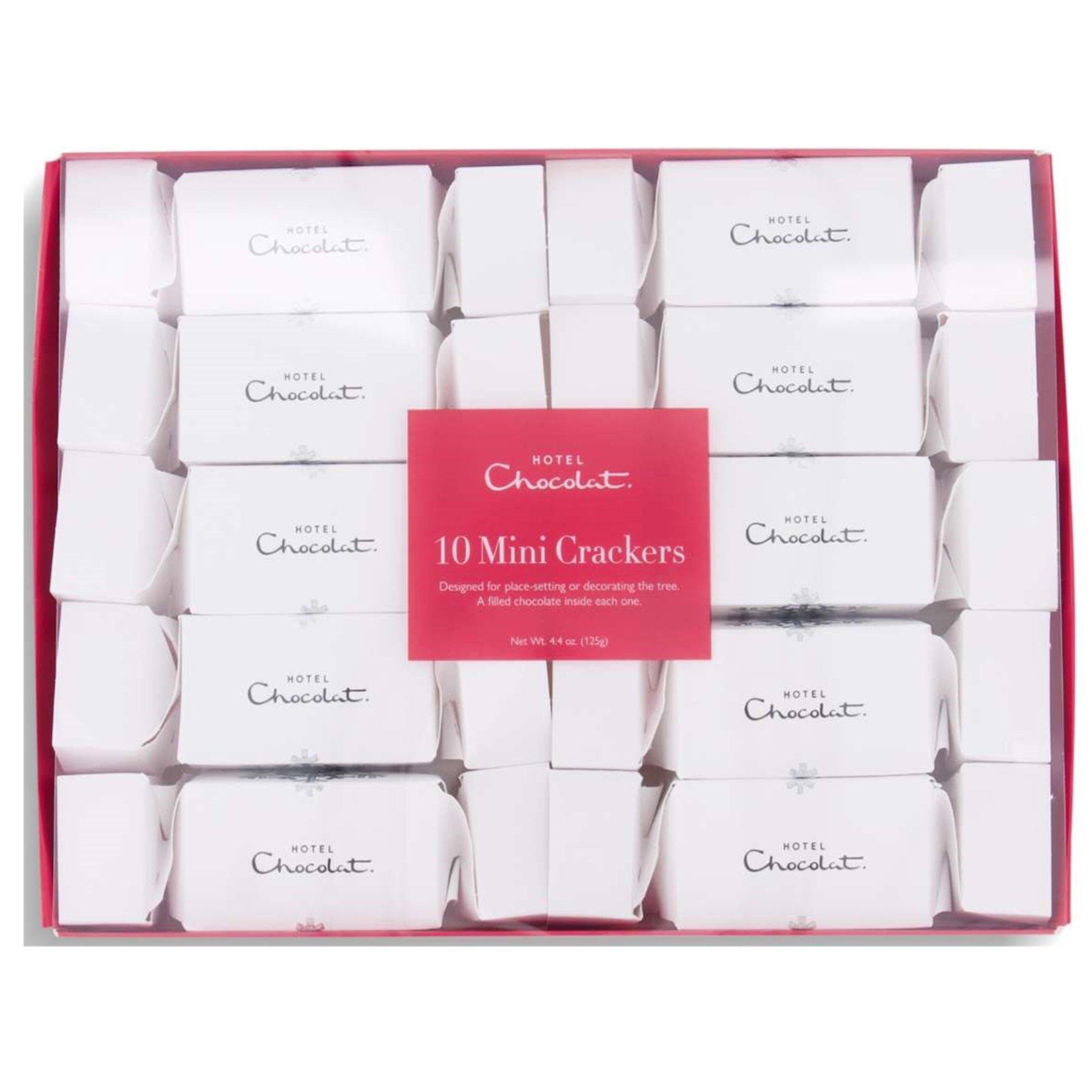 Hotel Chocolat Mini Crackers that are the perfect gift for the chocolate-loving foodie friend