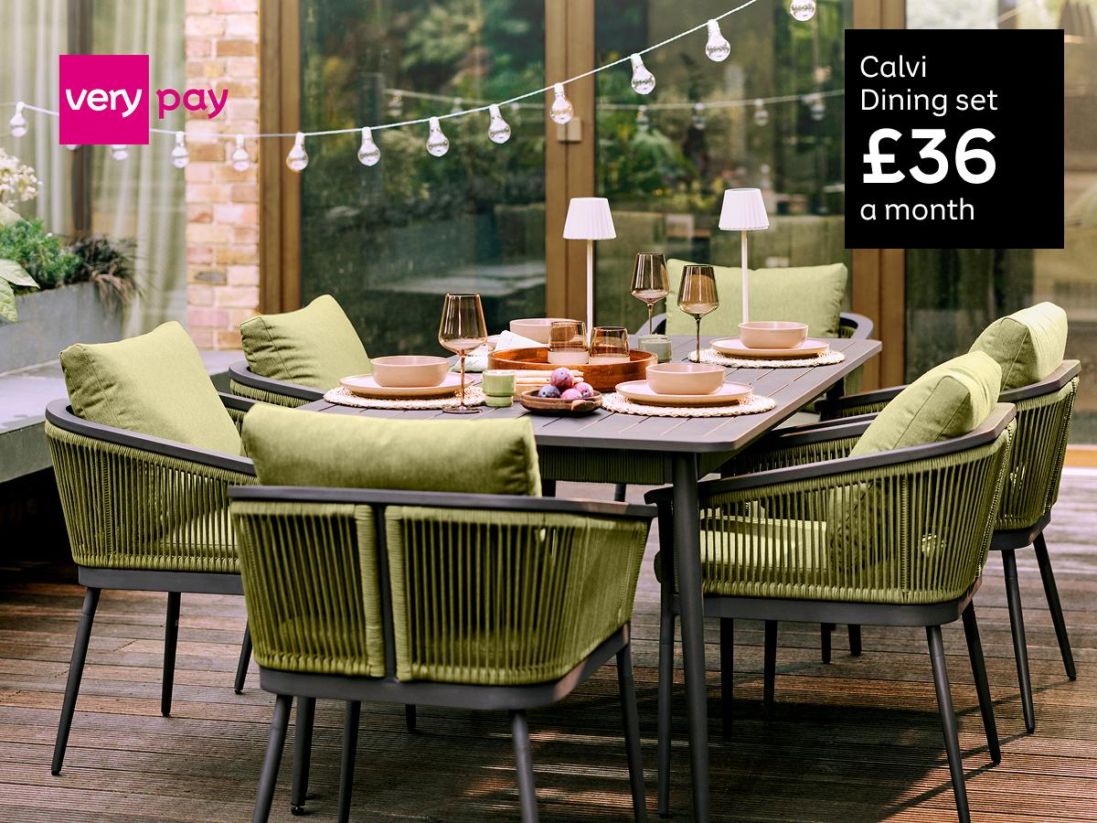 Calvi dining set £36 a month
