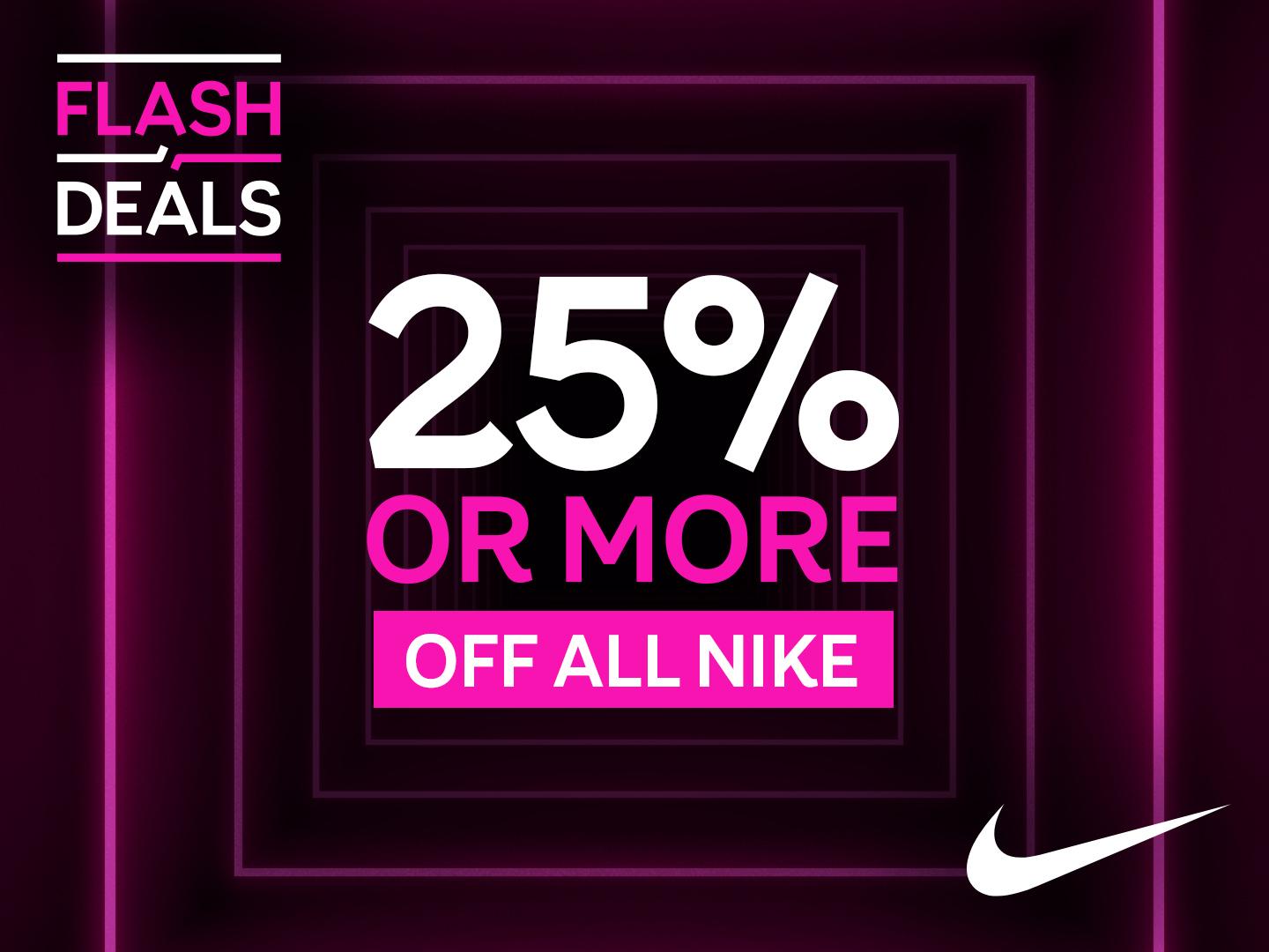 25% or more of all Nike