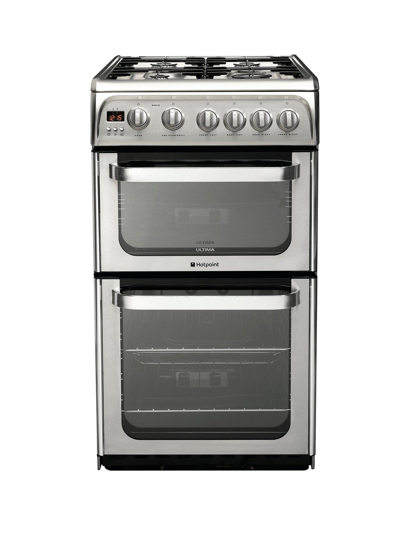 Hotpoint Ultima Hug52X 50Cm Gas Cooker With Fsd – Stainless Steel