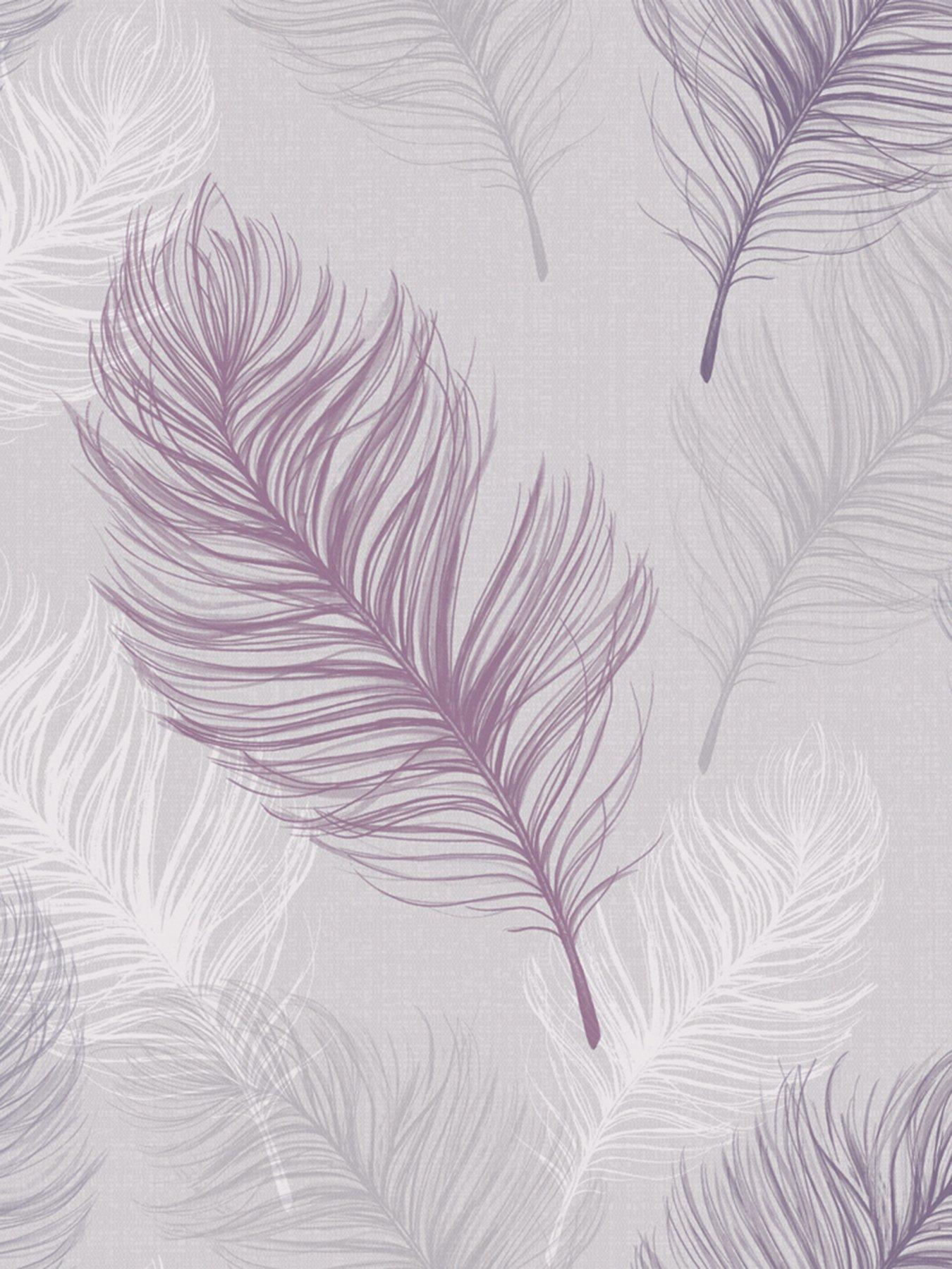 Arthouse Whisper Wallpaper Lavender Very Co Uk