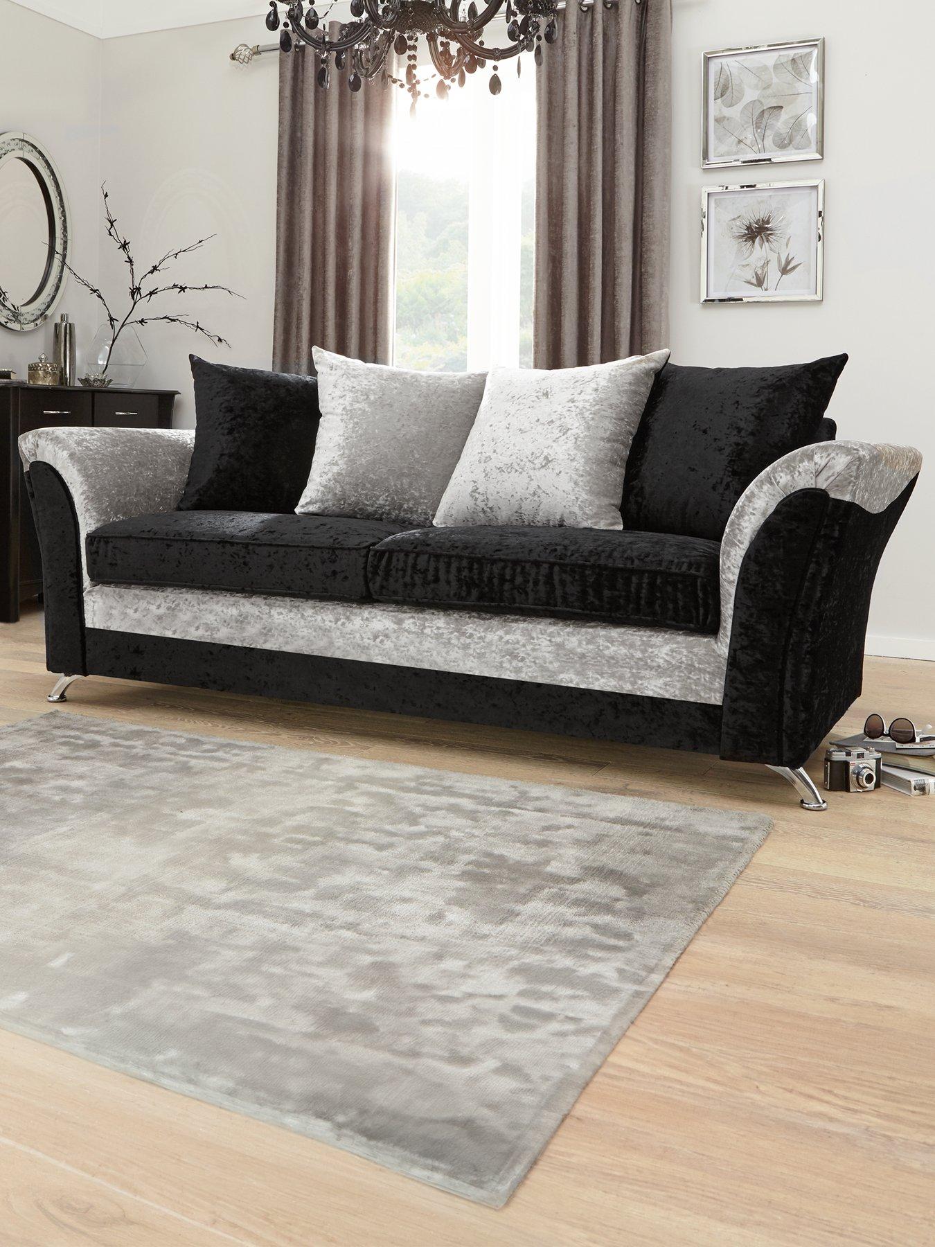 Crushed velvet deals sofa sale