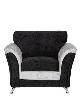 Product photograph of Zulu Fabric Armchair from very.co.uk