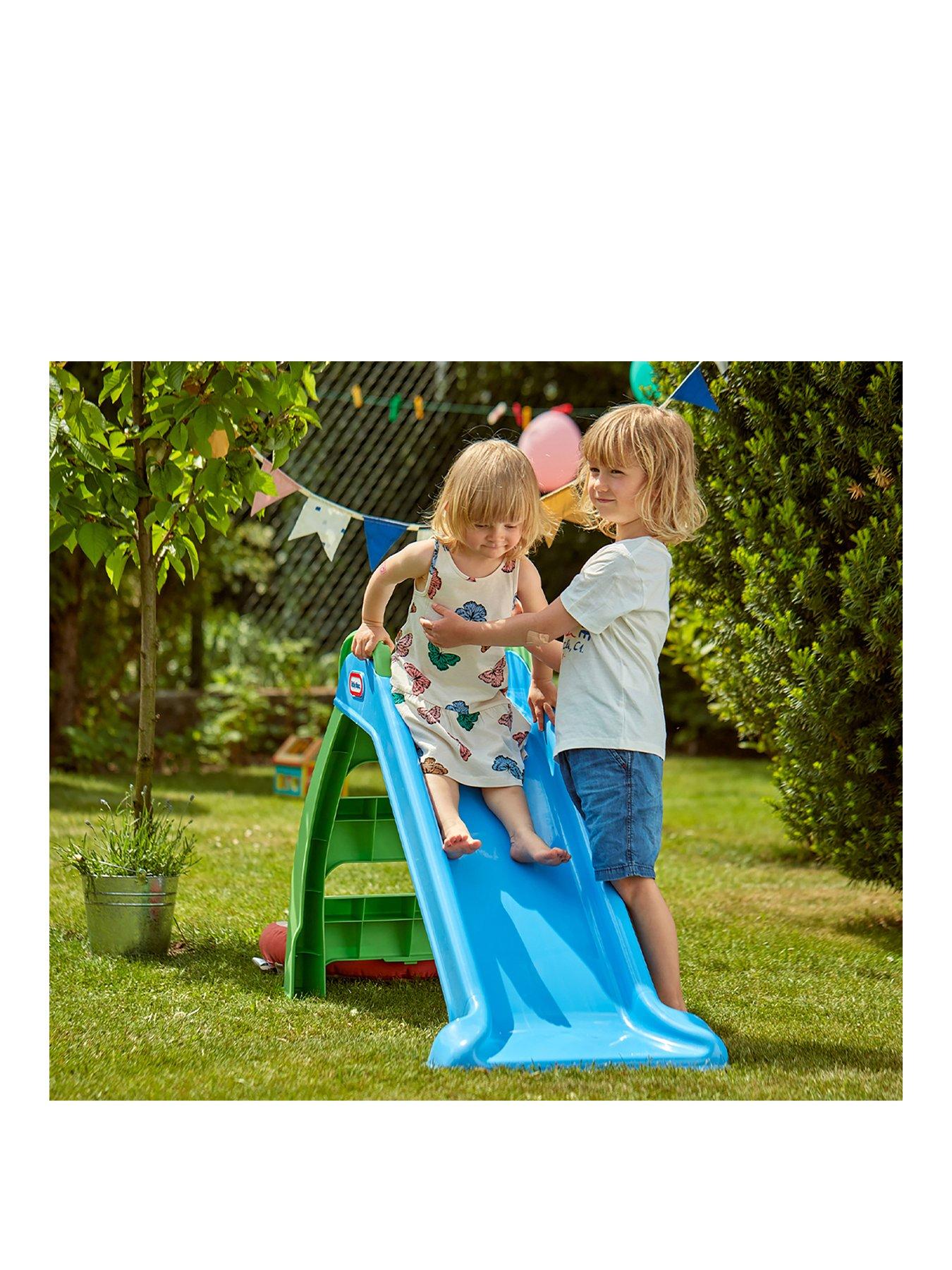 little tikes green slide