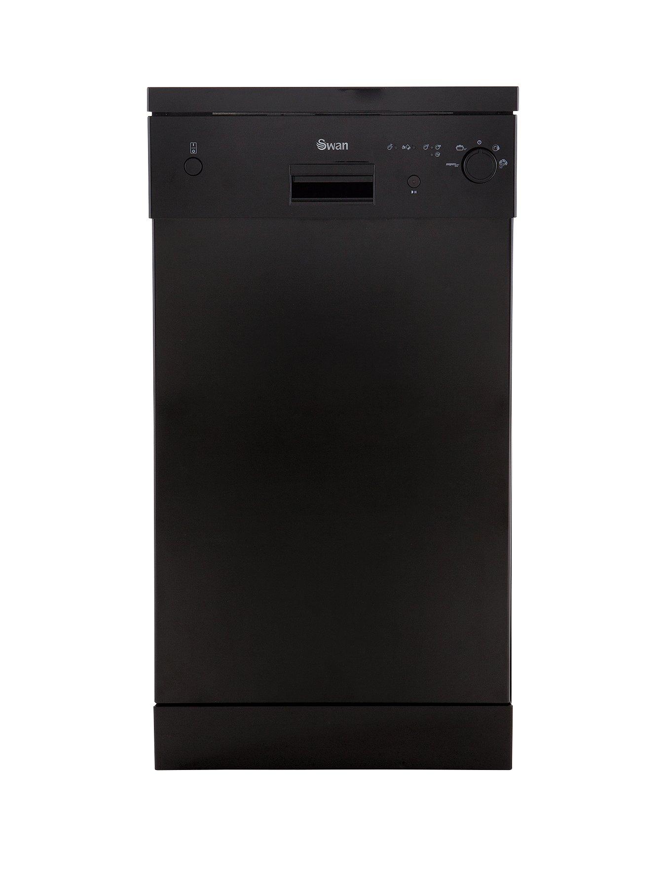 Swan Sdw2011B 10-Place Slimline Dishwasher – Black