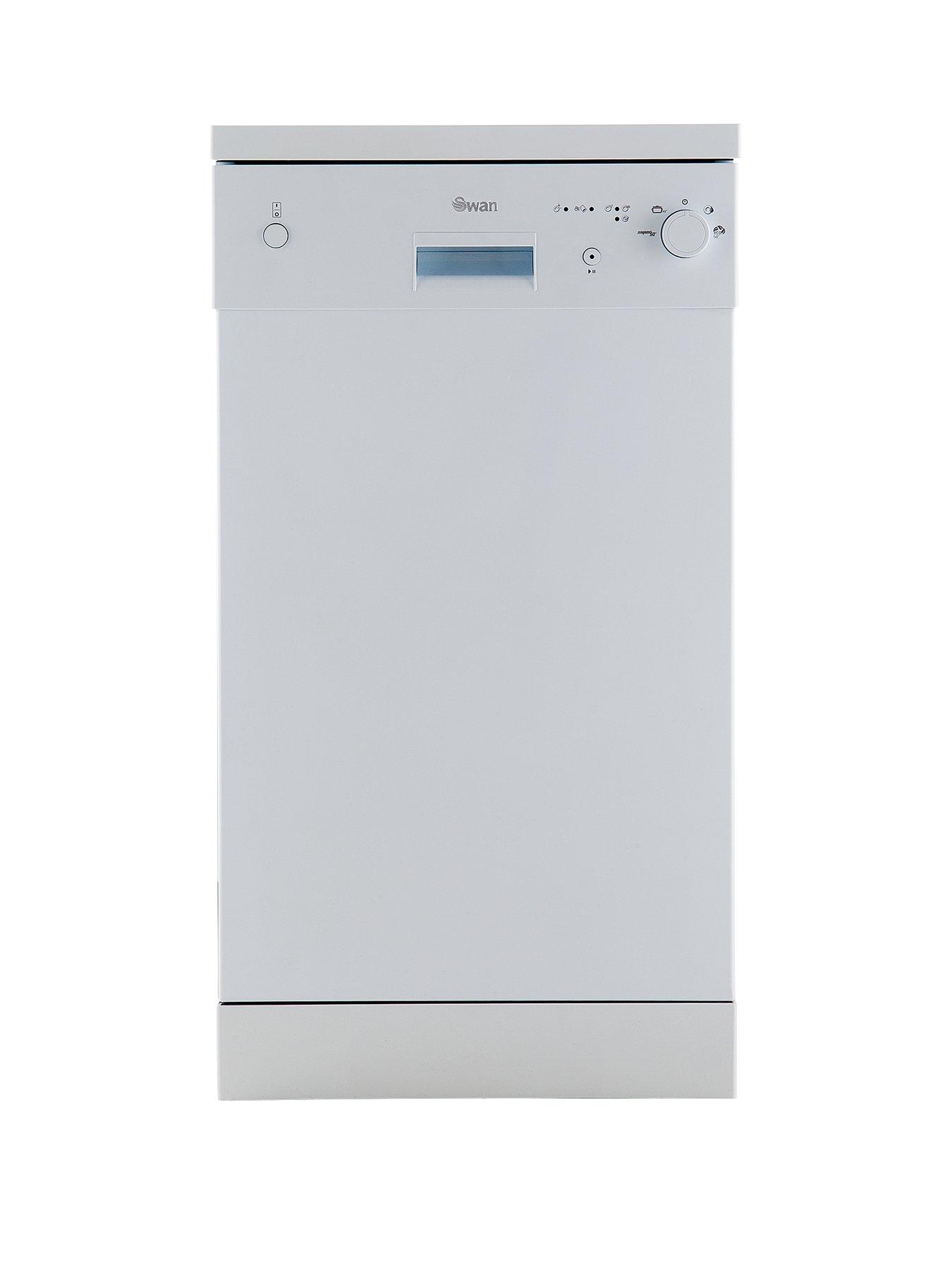 Swan Sdw2011W 10-Place Slimline Dishwasher – White
