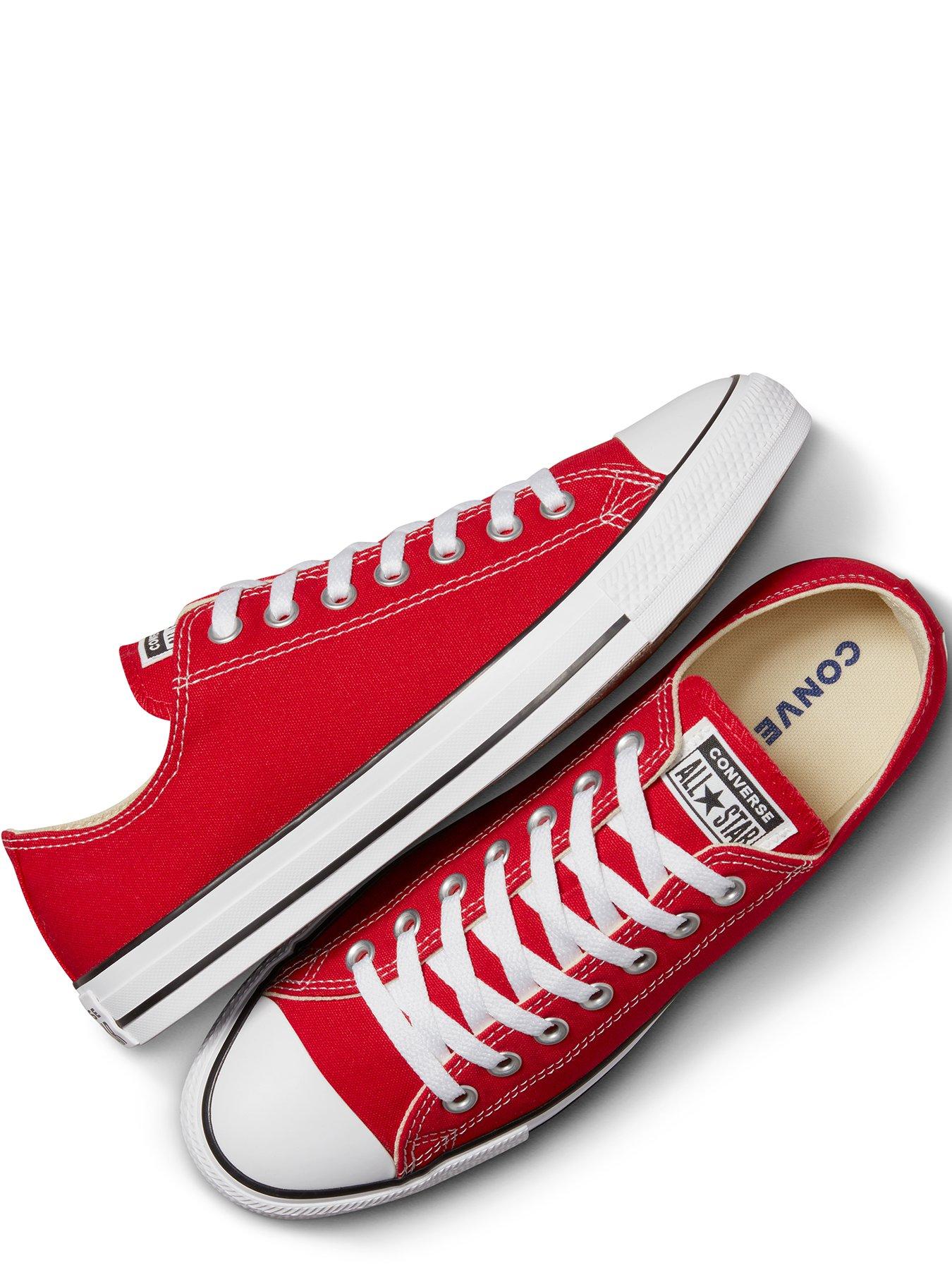 Converse Chuck Taylor All Star Ox Plimsolls Red Very