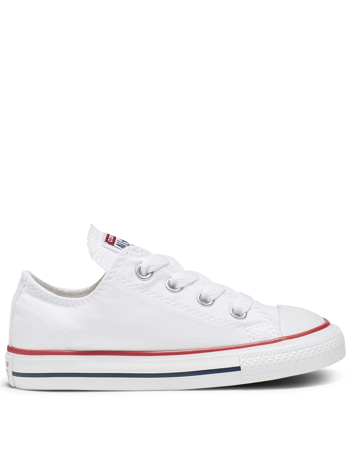 Kids Chuck Taylor All Star Ox Infant Unisex Seasonal Trainers -White