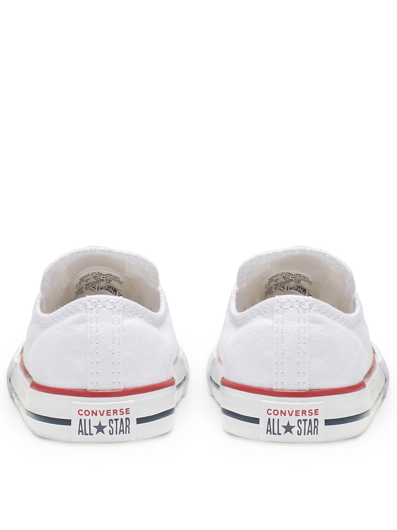 Image 2 of 6 of Converse Chuck Taylor All Star Ox Infant Unisex Seasonal Trainers -White