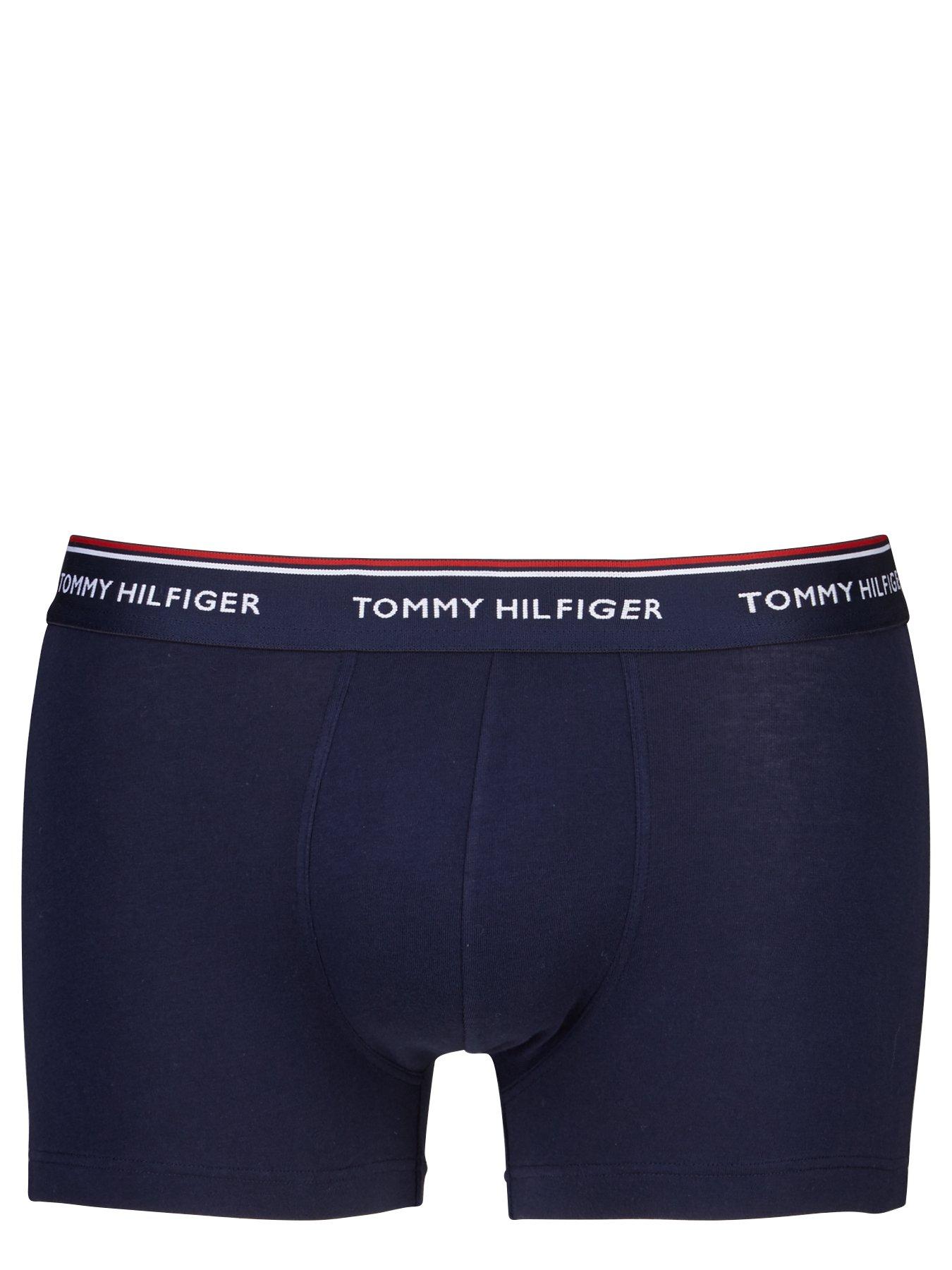 Image 2 of 2 of Tommy Hilfiger 3 Pack Premium Essentials Trunks - Navy