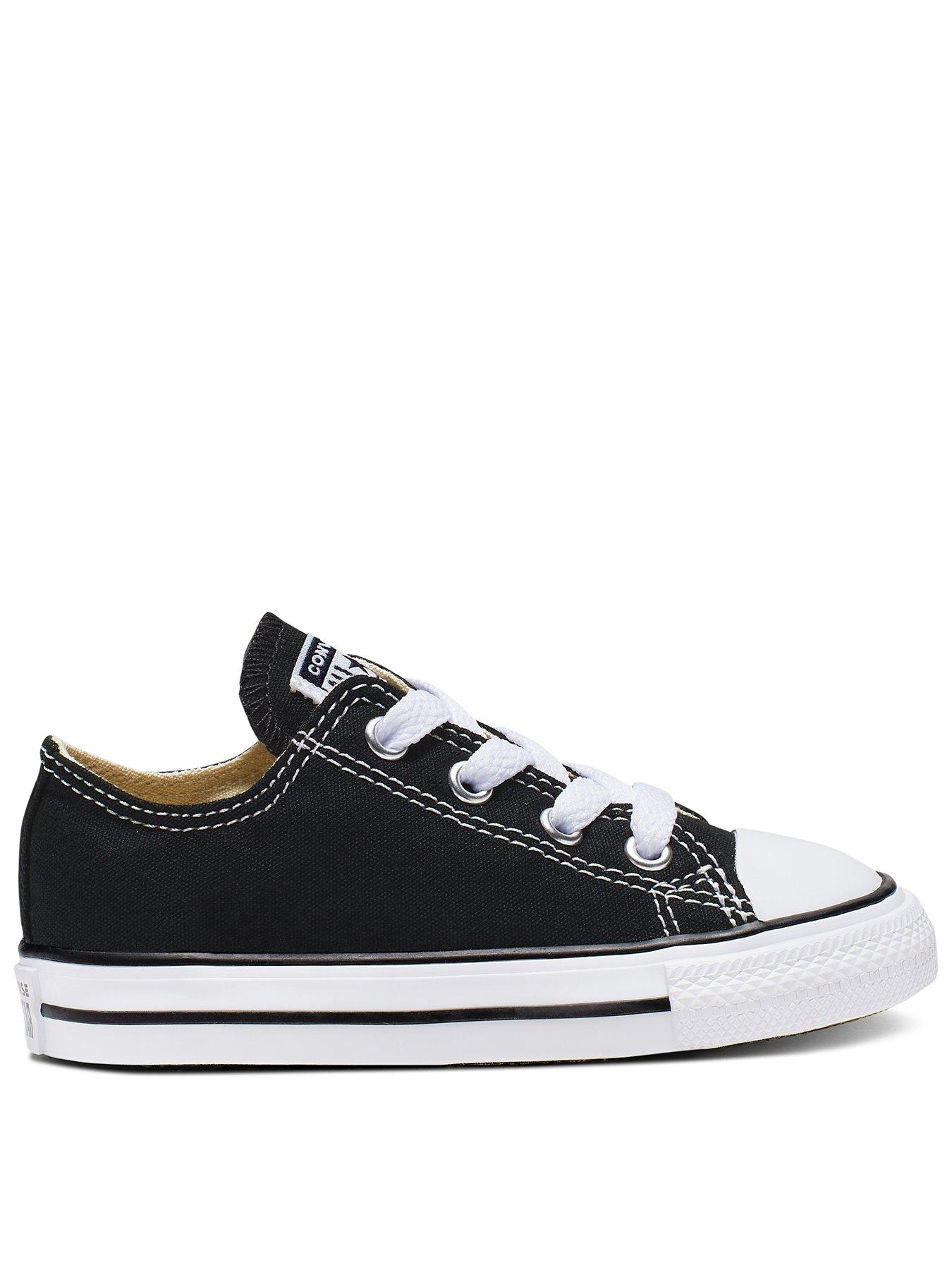 infant black converse