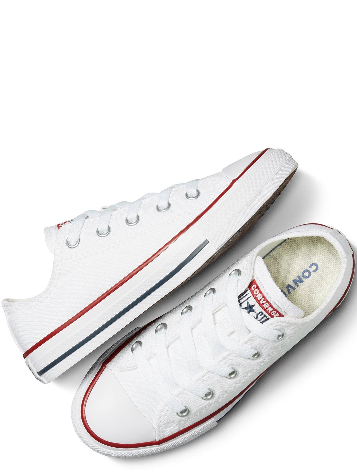 Converse Kids Unisex OX Trainer White Very