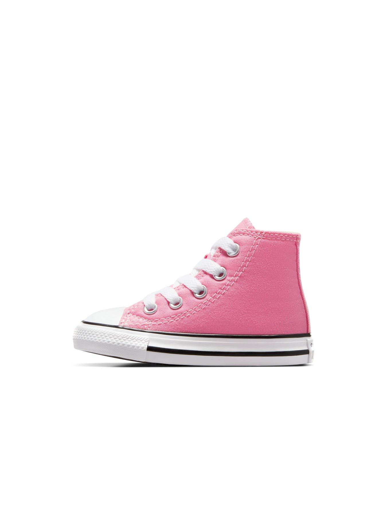 Image 6 of 6 of Converse Chuck Taylor All Star Ox Infant Girls Trainers -Pink