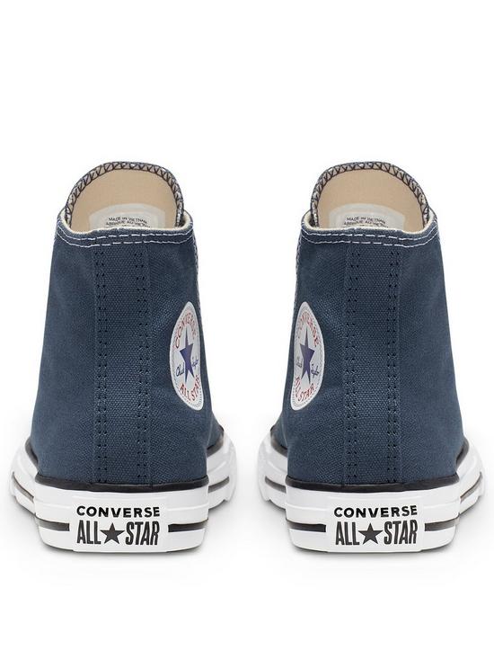 stillFront image of converse-chuck-taylor-all-star-ox-childrens-unisex-trainers--navy
