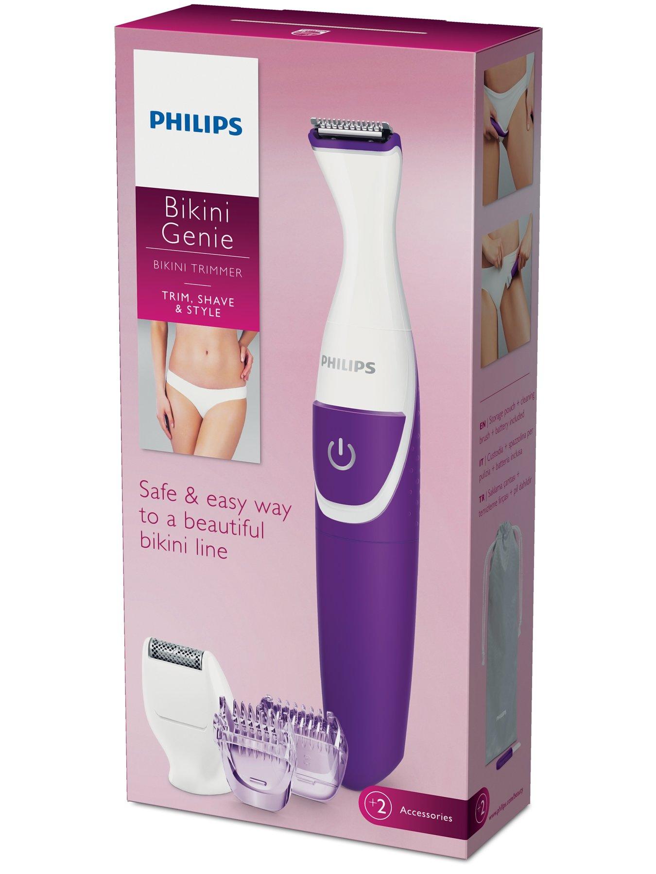Philips BikiniGenie Cordless and Portable Bikini Trimmer for Trimming