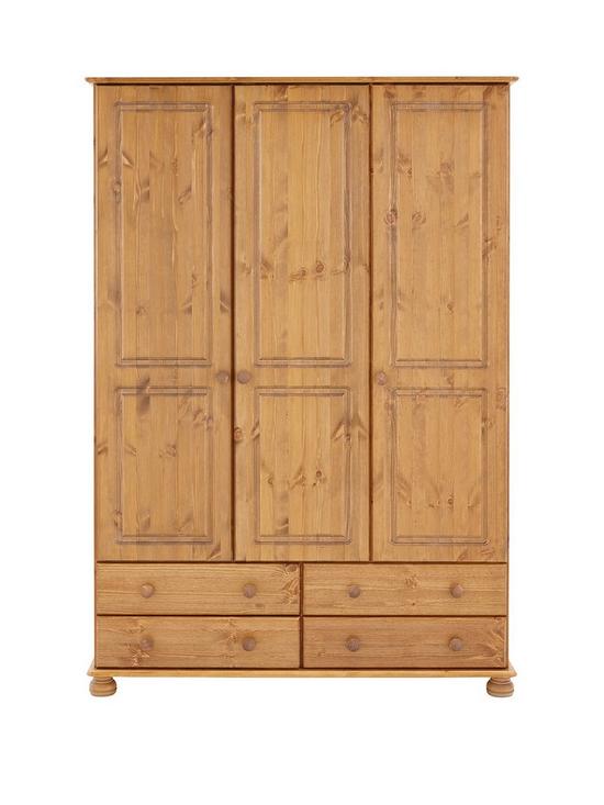 front image of richmond-3-door-4-drawer-wardrobe