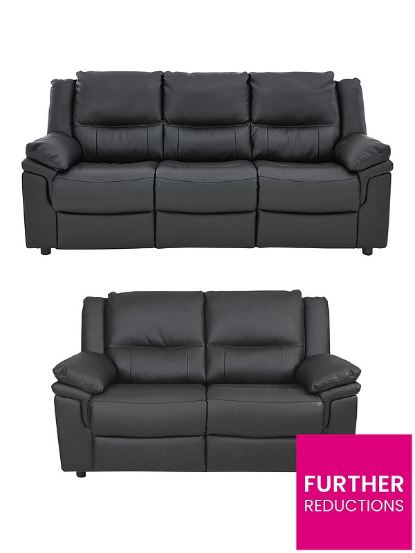 Albion Luxury Faux Leather 3 Seater 2, How To Clean Faux Leather Sofa Uk