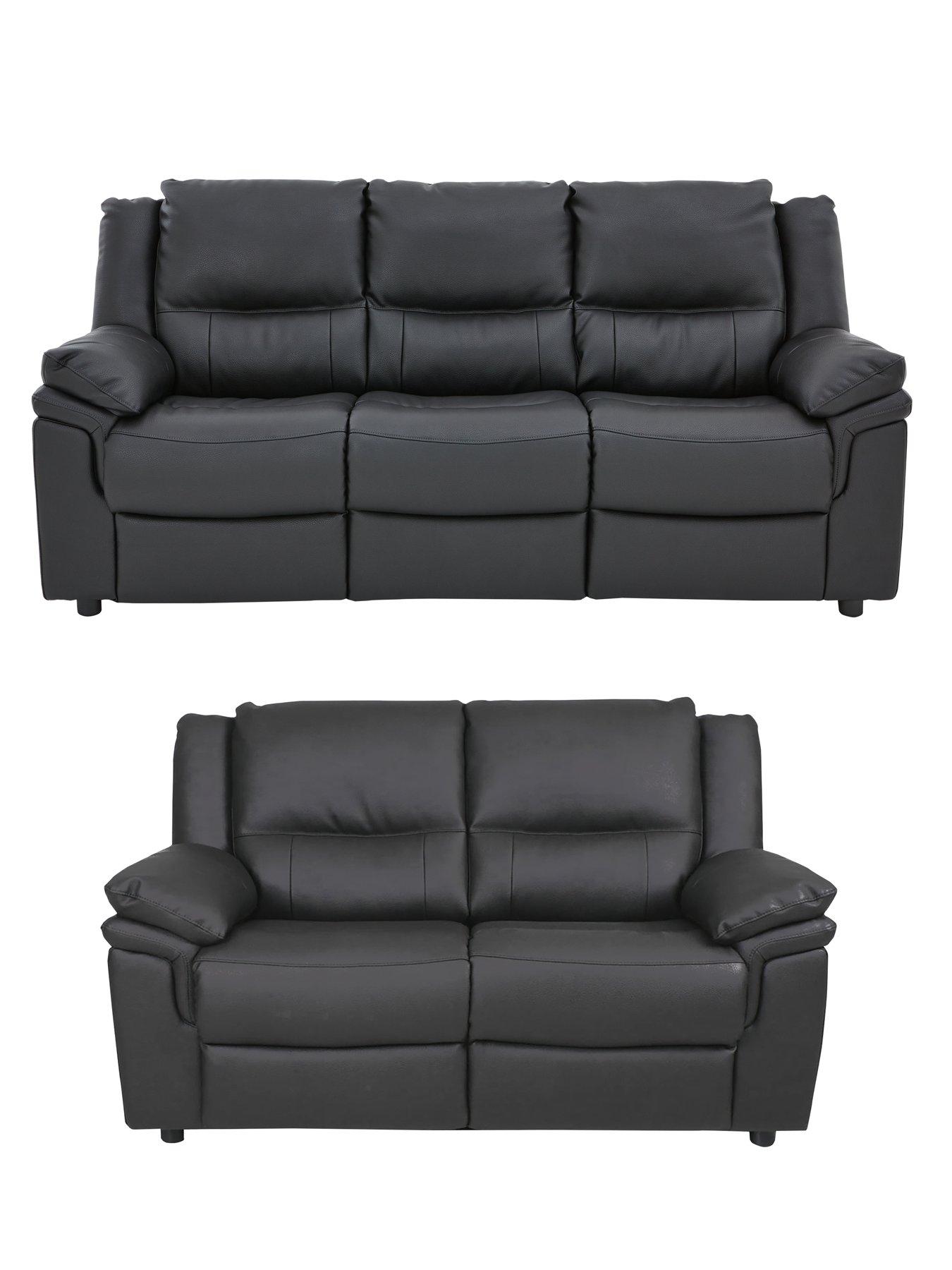 Black sofa deals set for sale