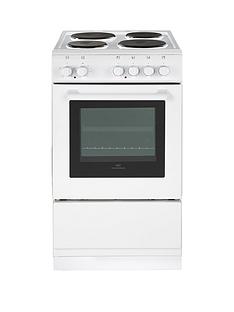 New World 50ES 50cm Single Cavity Electric Cooker with Optional Connection - White
