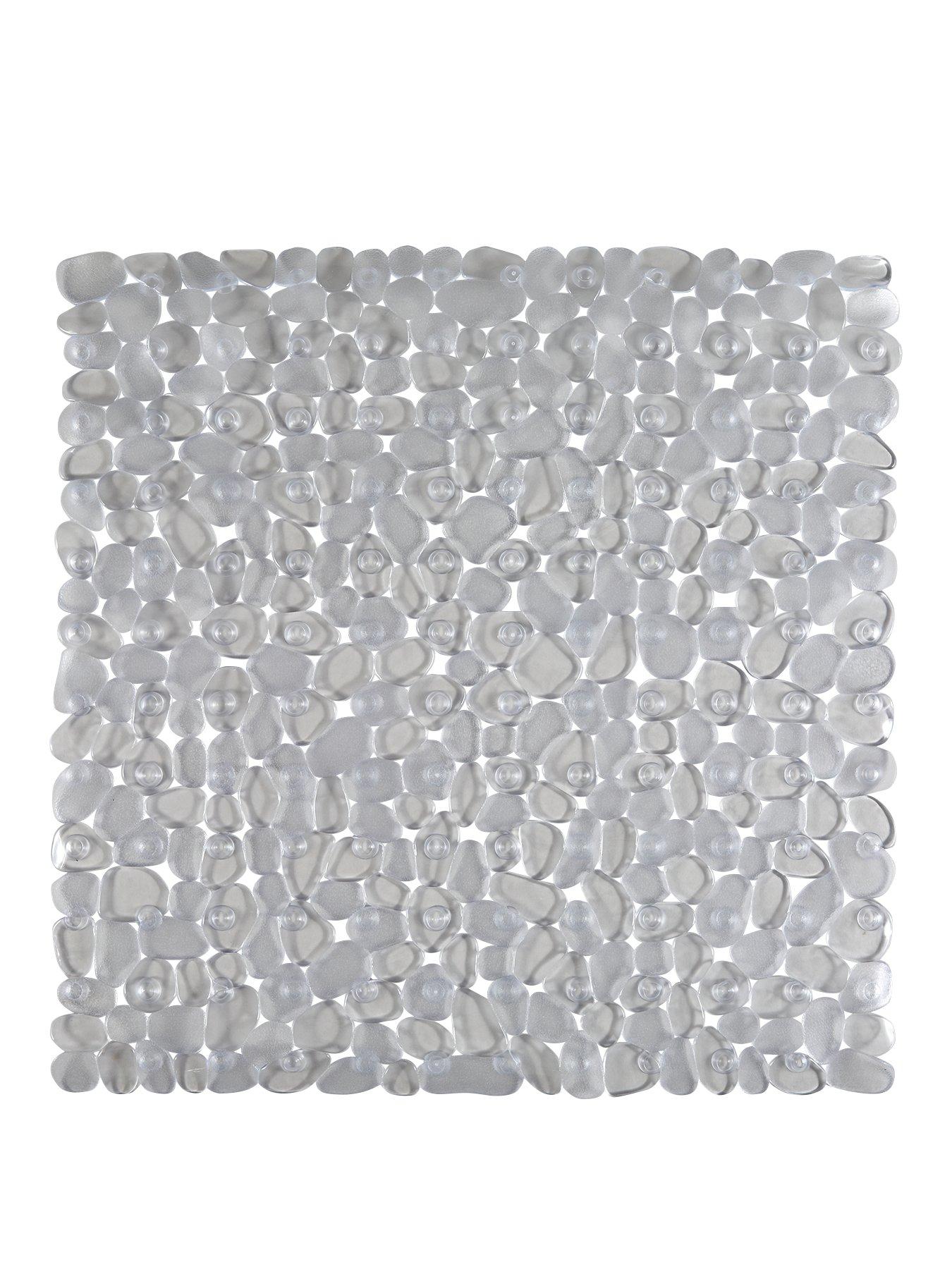 Aqualona Clear Pebbles Shower Mat Very Co Uk