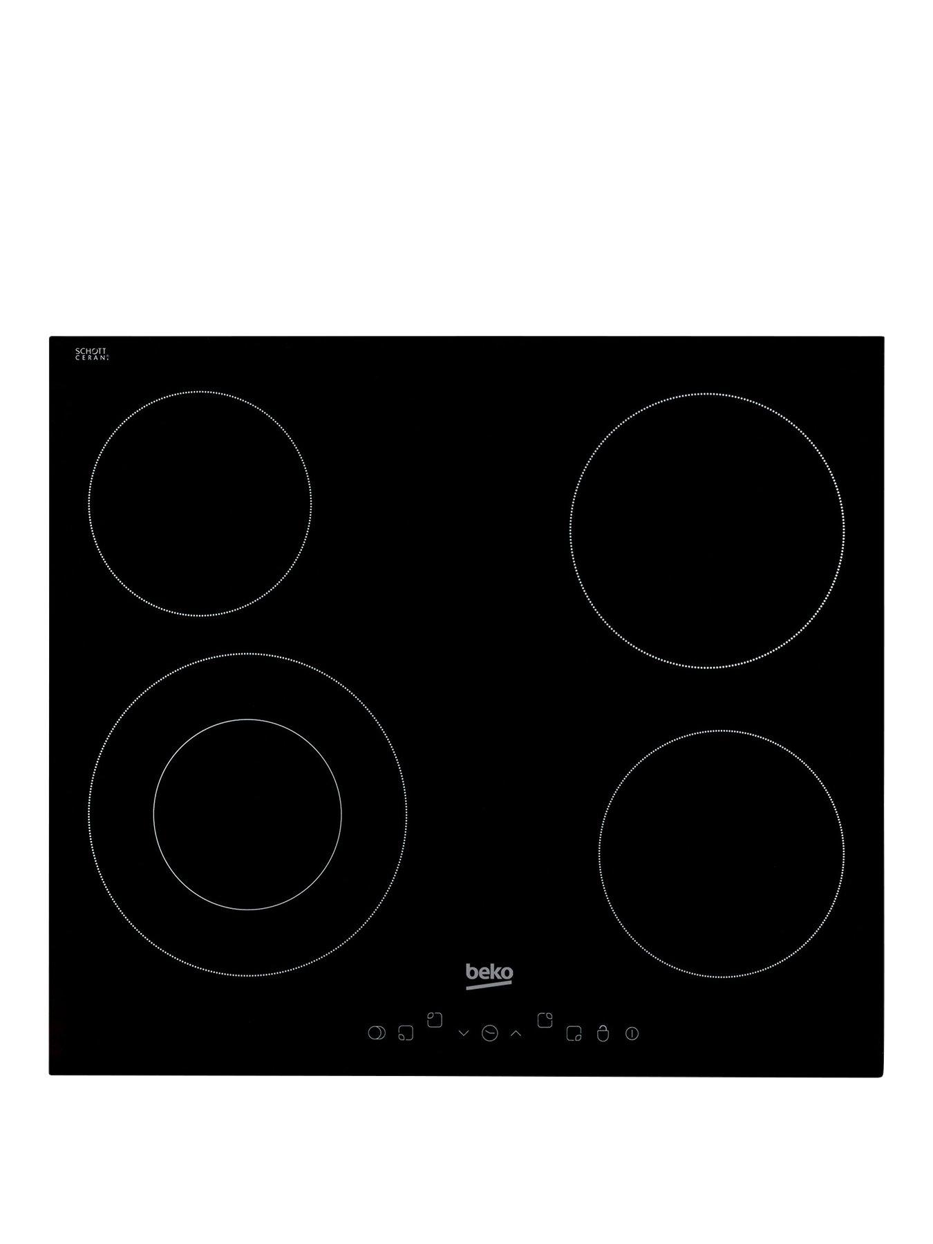 Beko Hic64402T 60Cm Built-In Ceramic Hob  – Hob With Connection