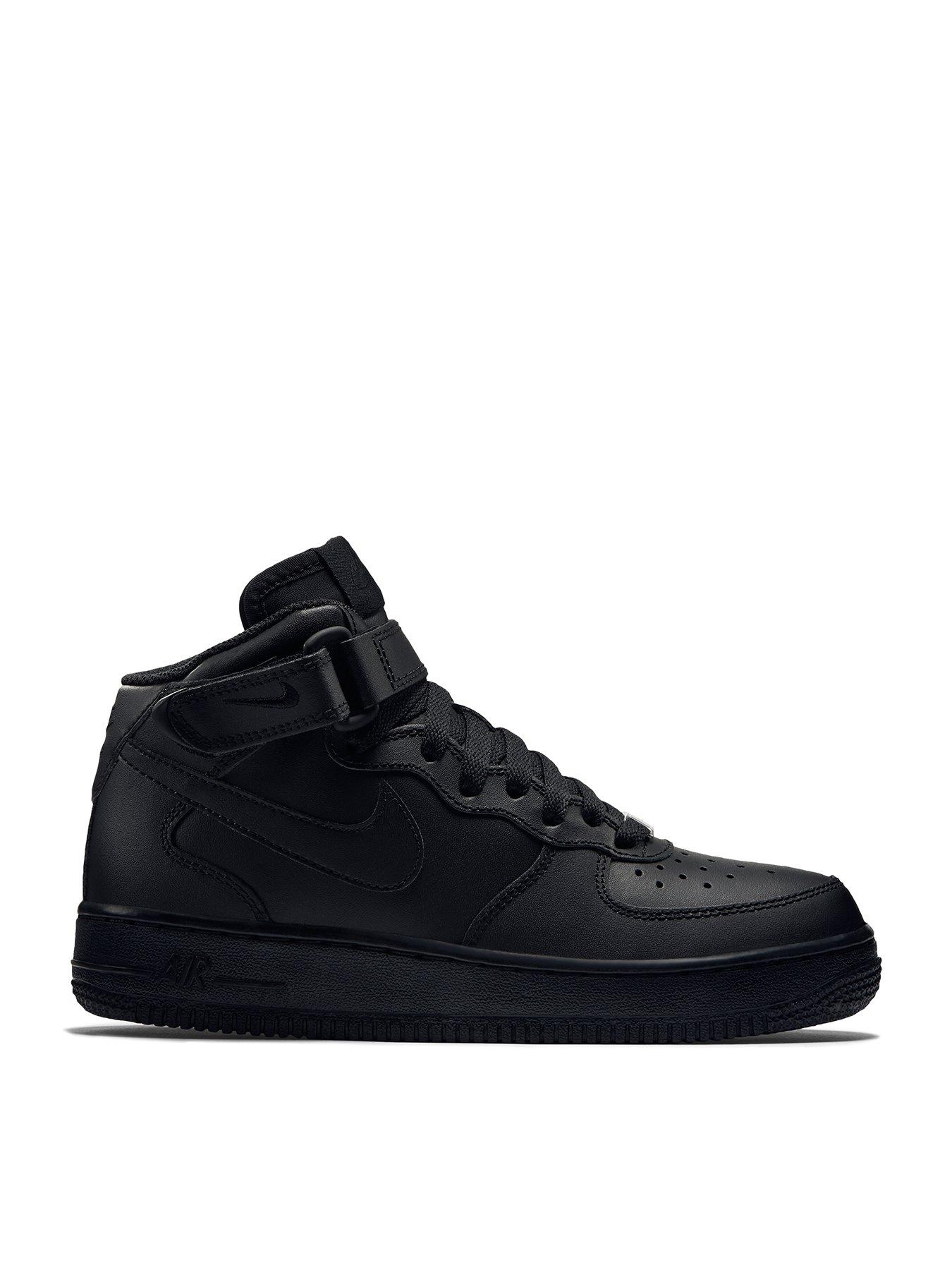 nike air force 1 mid 06 black