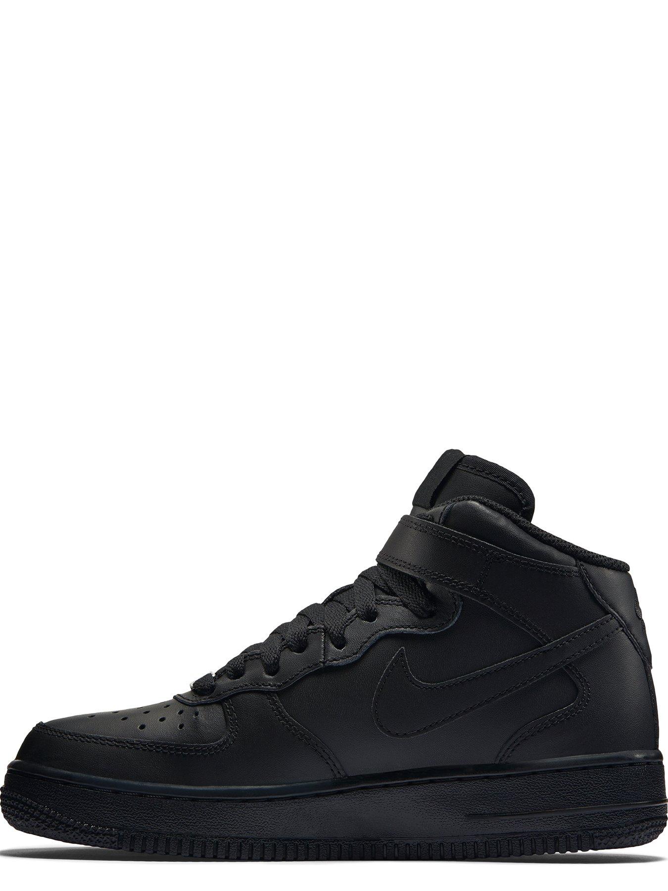 nike air force 1 mid junior black