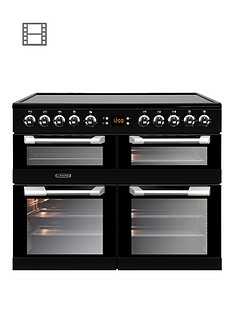 Leisure CS100C510K Cuisinemaster 100cm Electric Range Cooker with Ceramic Hob and Optional Connection – Black