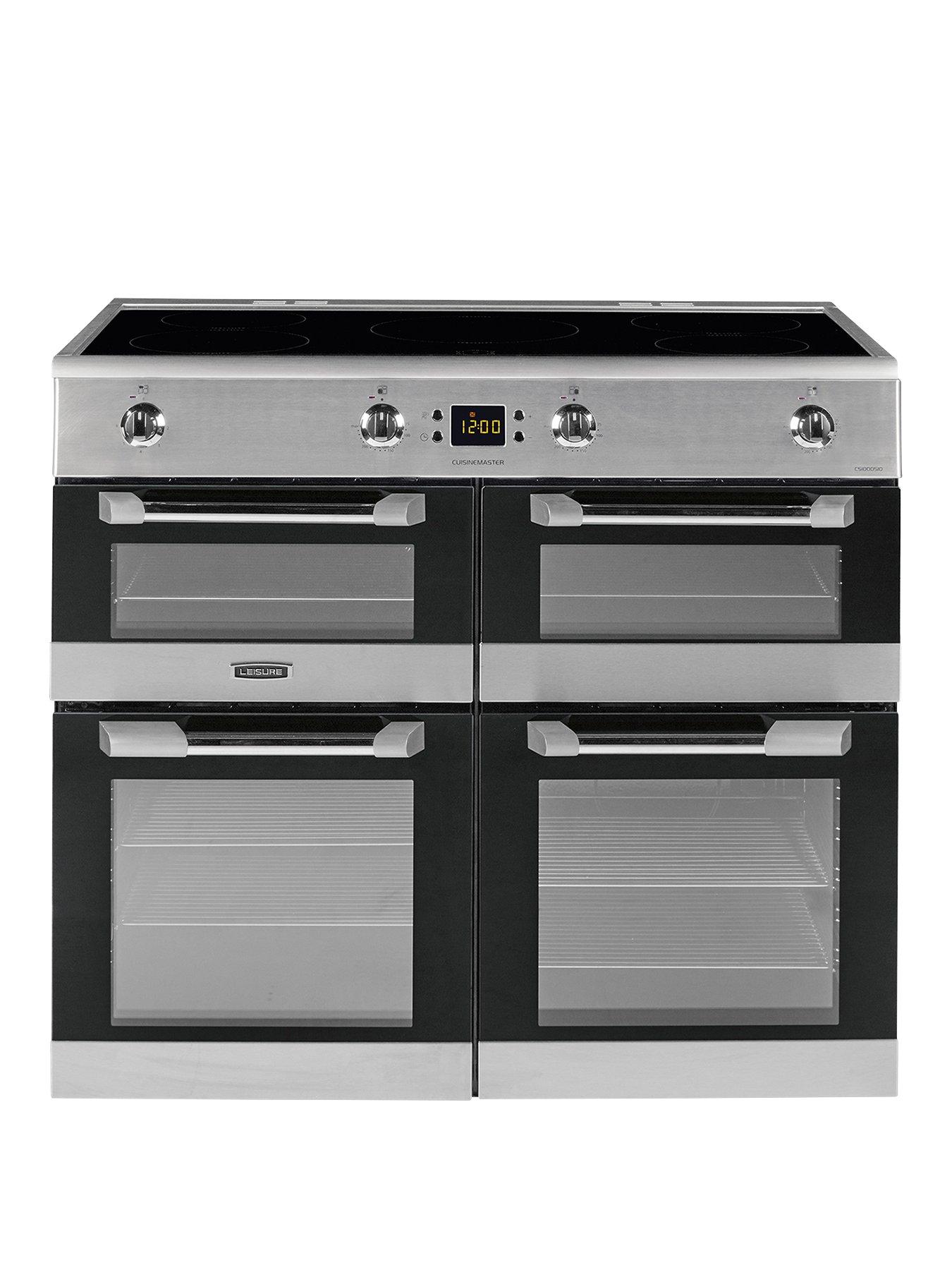 Leisure Cs100D510X Cuisinemaster 100Cm Electric Range Cooker With Induction Hob And Optional Connection - Stainless Steel - Cooker Only