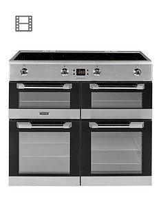 Leisure CS100D510X Cuisinemaster 100cm Electric Range Cooker with Induction Hob and Optional Connection - Stainless Steel