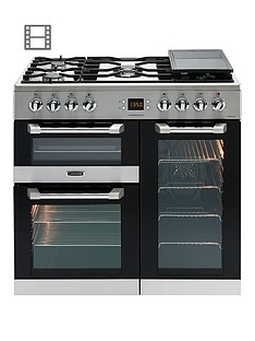 Leisure CS90F530X Cuisinemaster 90cm Dual Fuel Range Cooker with Connection - Stainless Steel