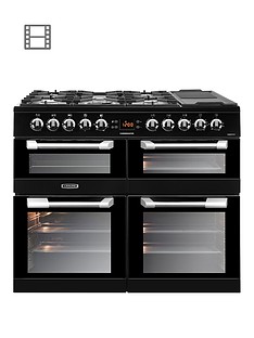 Leisure CS100F520K Cusinemaster 100cm Dual Fuel Range Cooker with Optional Connection - Black