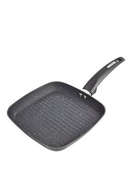 Product photograph of Tower Cerastone 25cm Stone Coated Grill Pan from very.co.uk