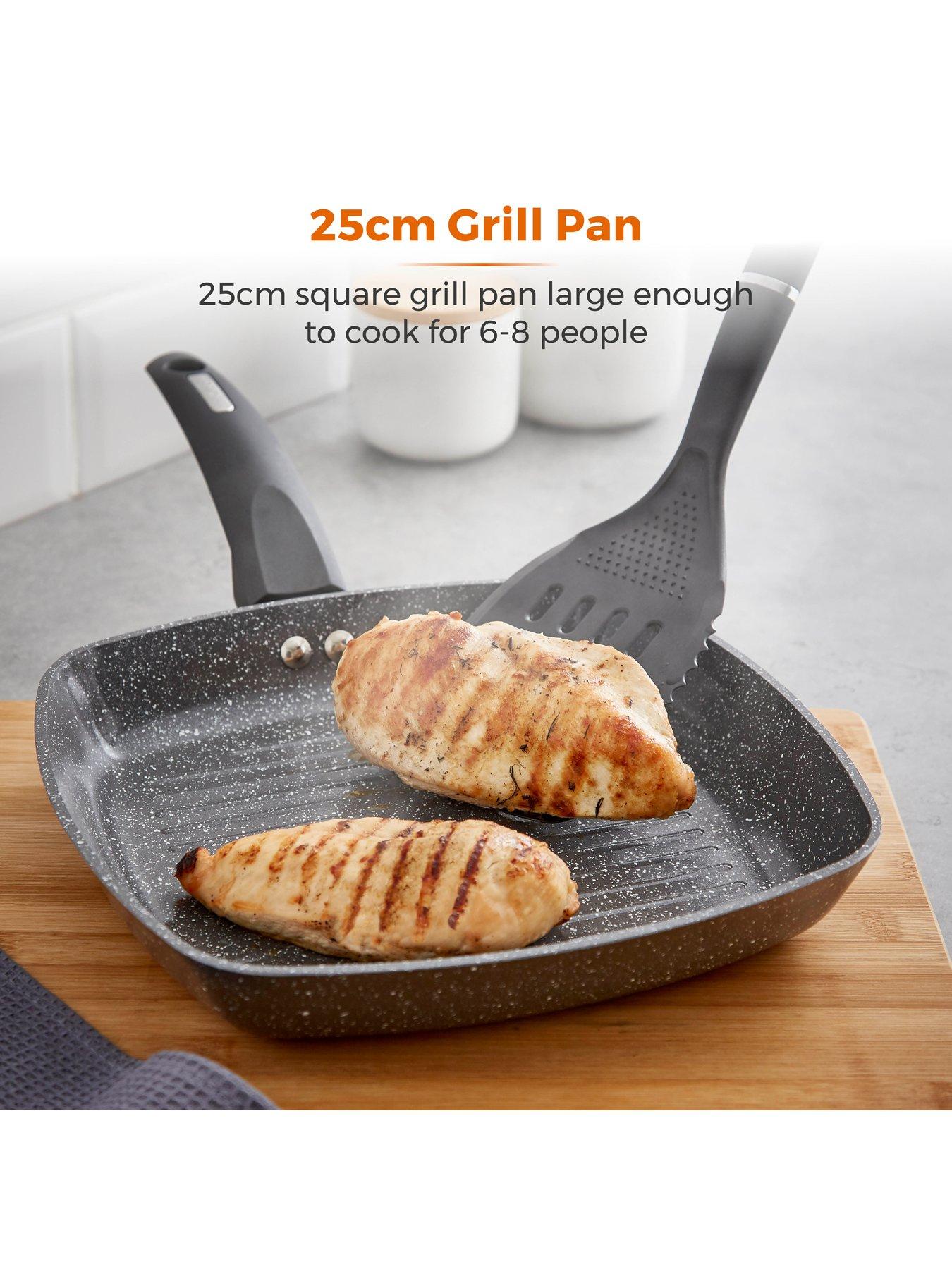 Image 2 of 7 of Tower CeraStone 25cm Stone Coated Grill Pan