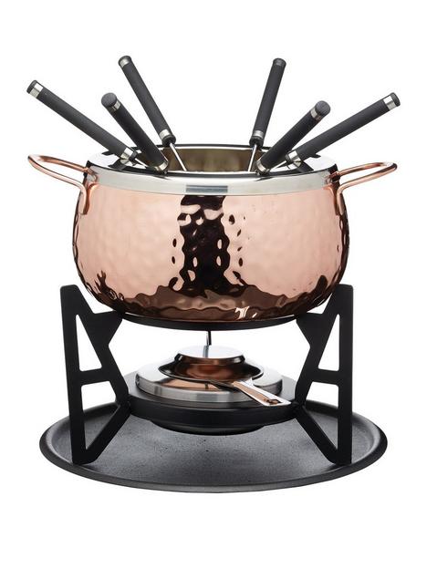 kitchencraft-artesagrave-rose-gold-finish-fondue-set