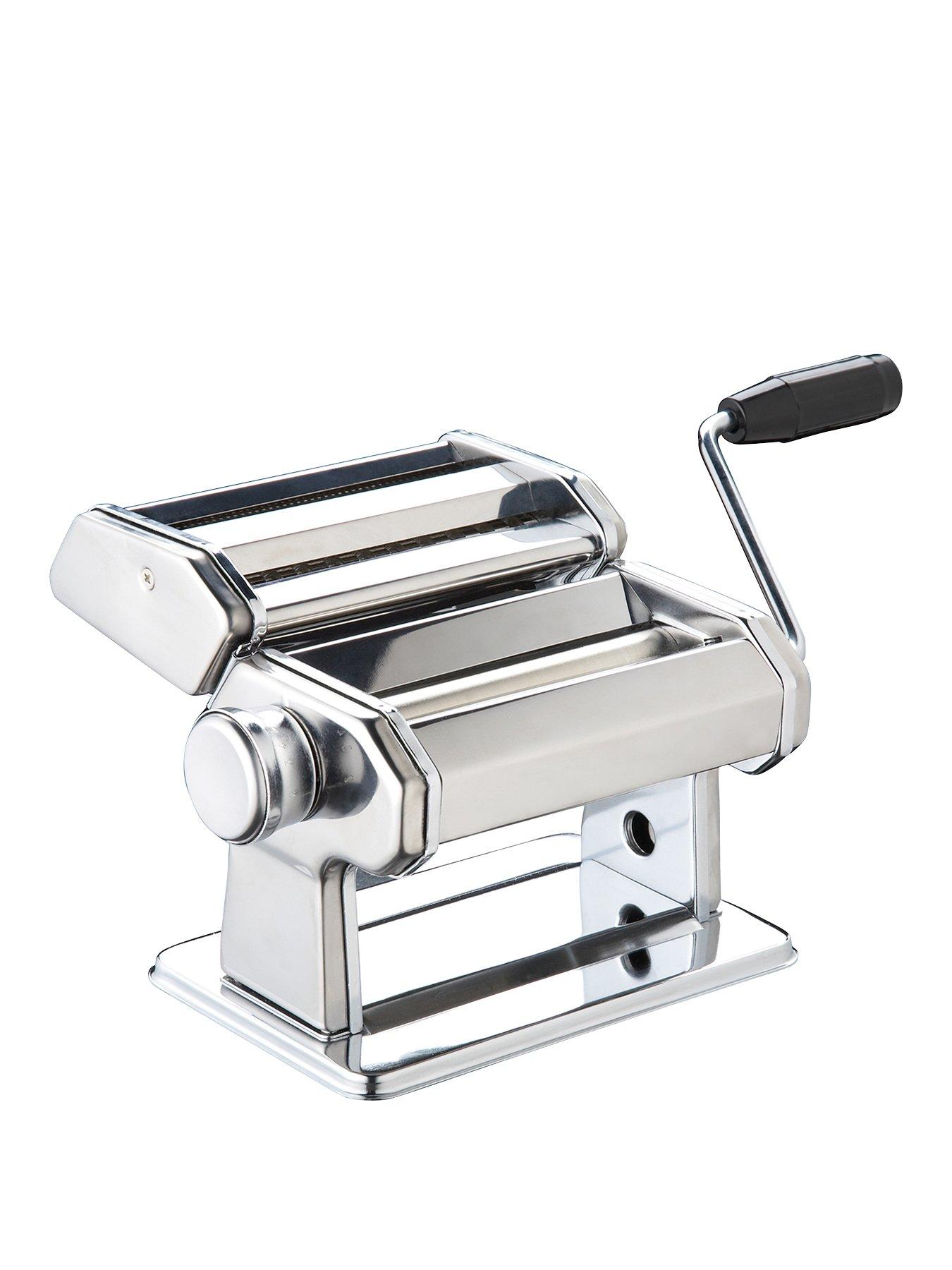KitchenCraft World of Flavours Italian Deluxe Double Cutter Pasta Maker Machine