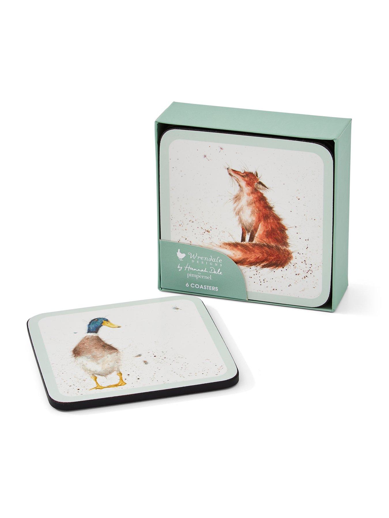 Image 2 of 7 of ROYAL WORCESTER Wrendale Coasters &ndash; Set of 6