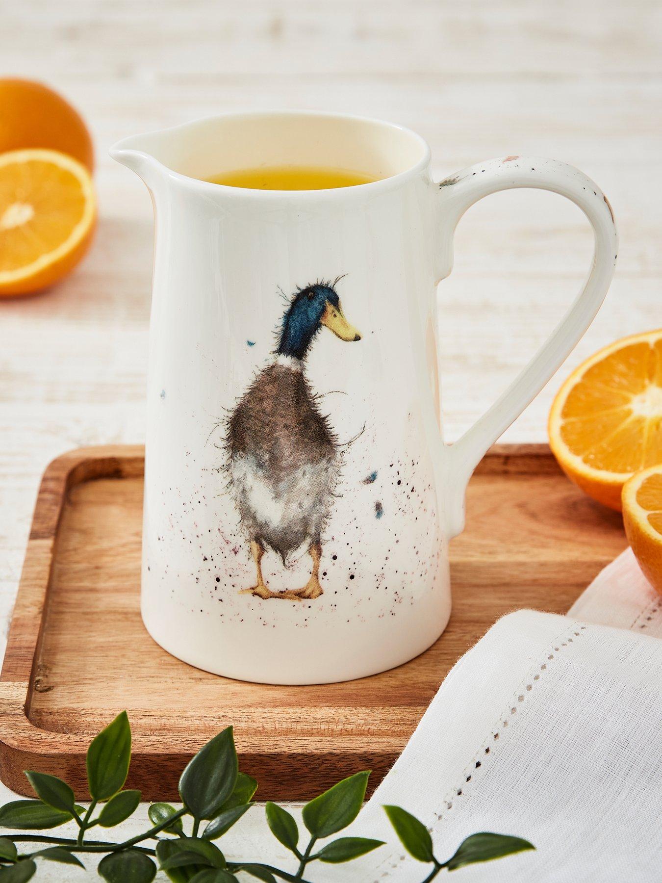 Image 7 of 7 of ROYAL WORCESTER Wrendale Duck Jug &ndash; 1-pint