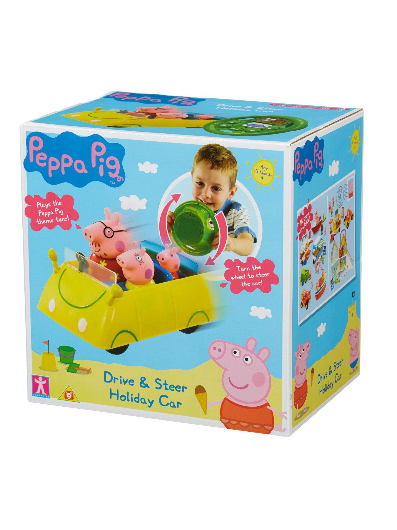 peppa pig drive and steer