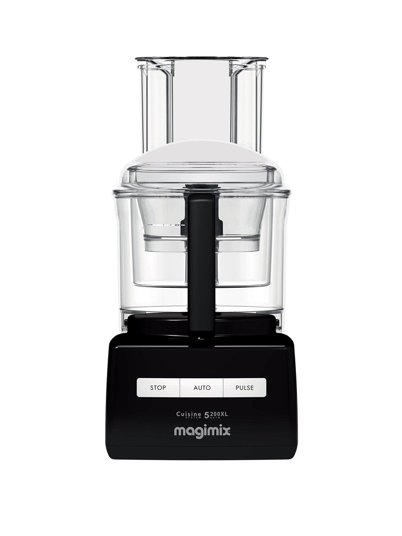Product photograph of Magimix Cuisine Systeme 5200xl Food Processor - Black from very.co.uk