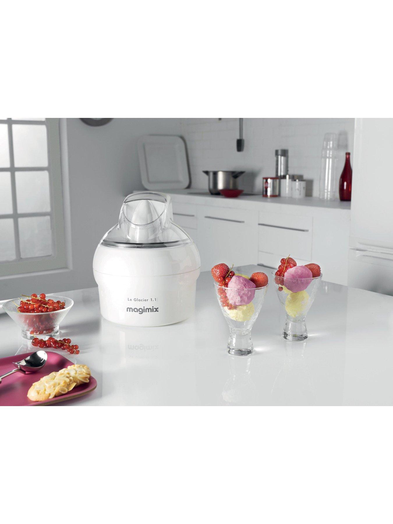 Magimix Glacier 1.1Litre Ice Cream Maker White very.co.uk