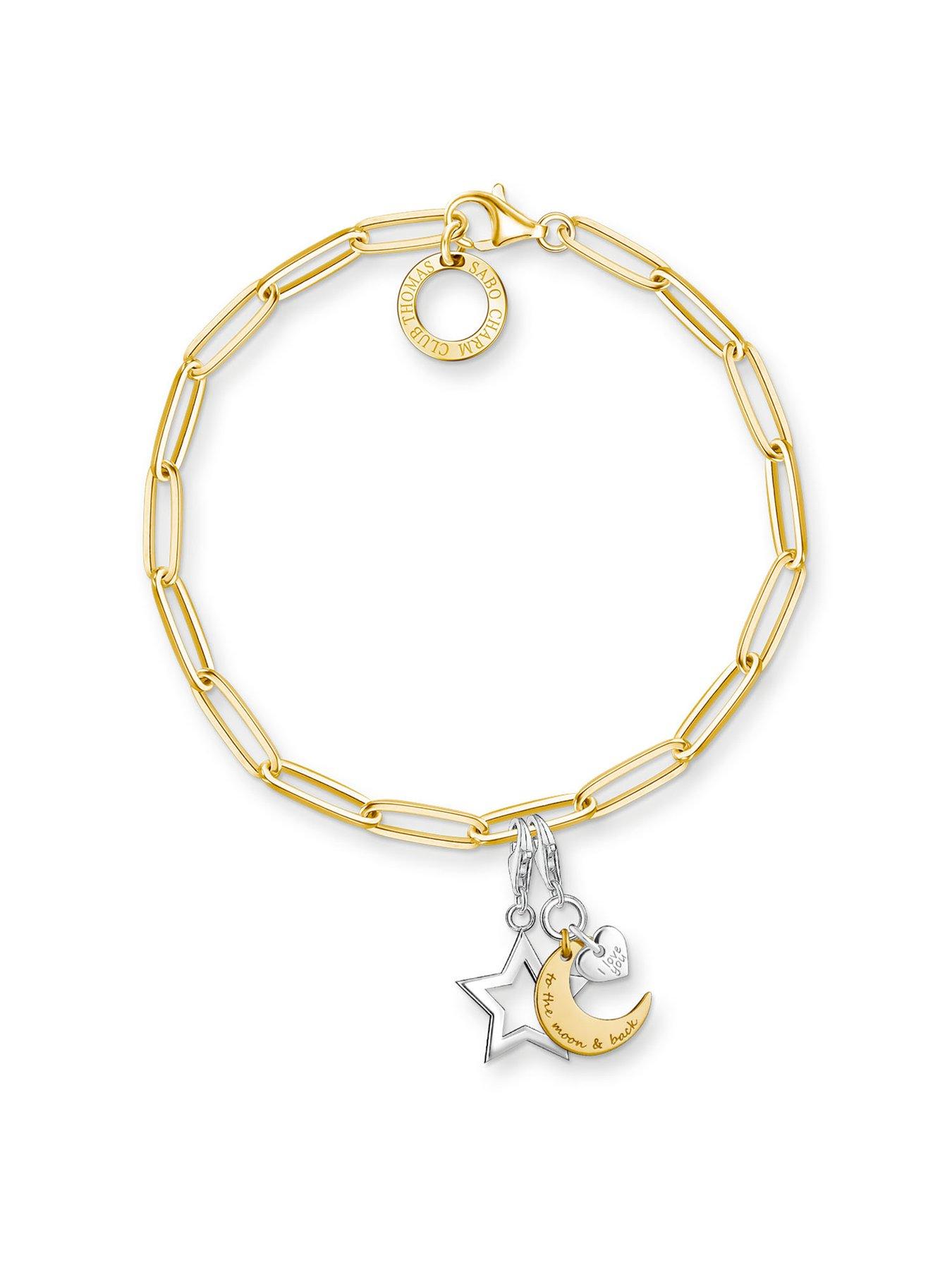 Thomas sabo moon hot sale and star charm