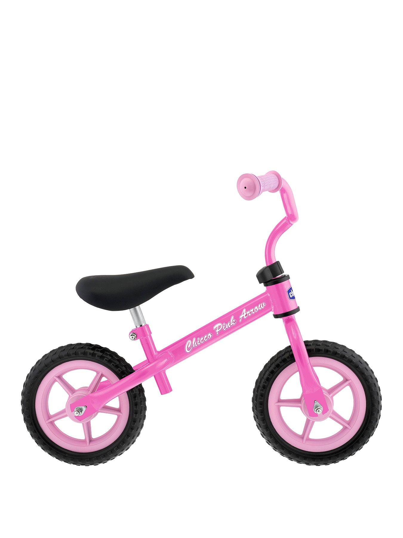 chicco pink arrow balance bike