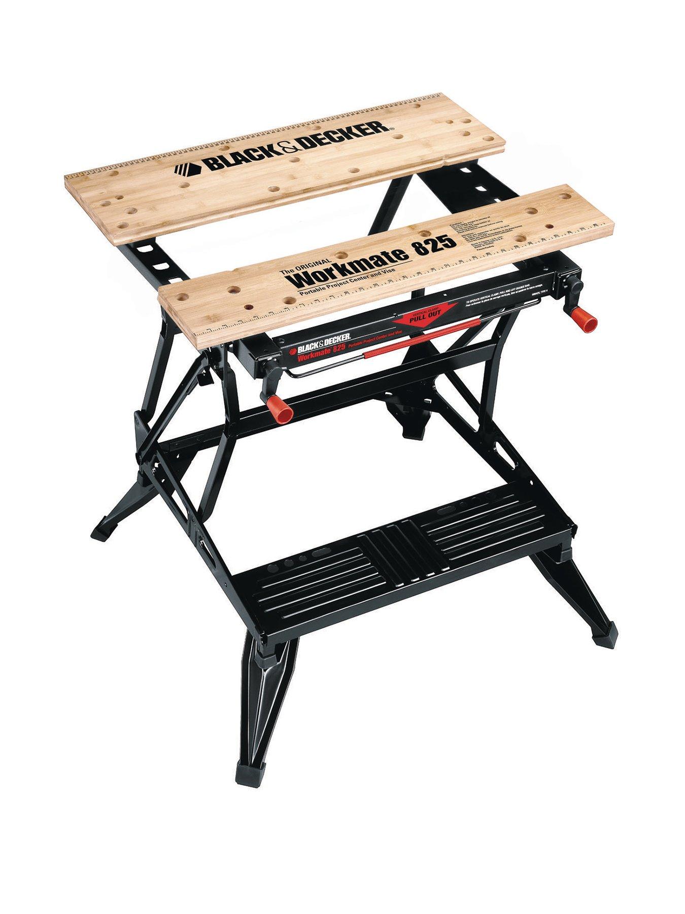 Product photograph of Black Decker Wm825-xj Workmate Deluxe Work Bench from very.co.uk