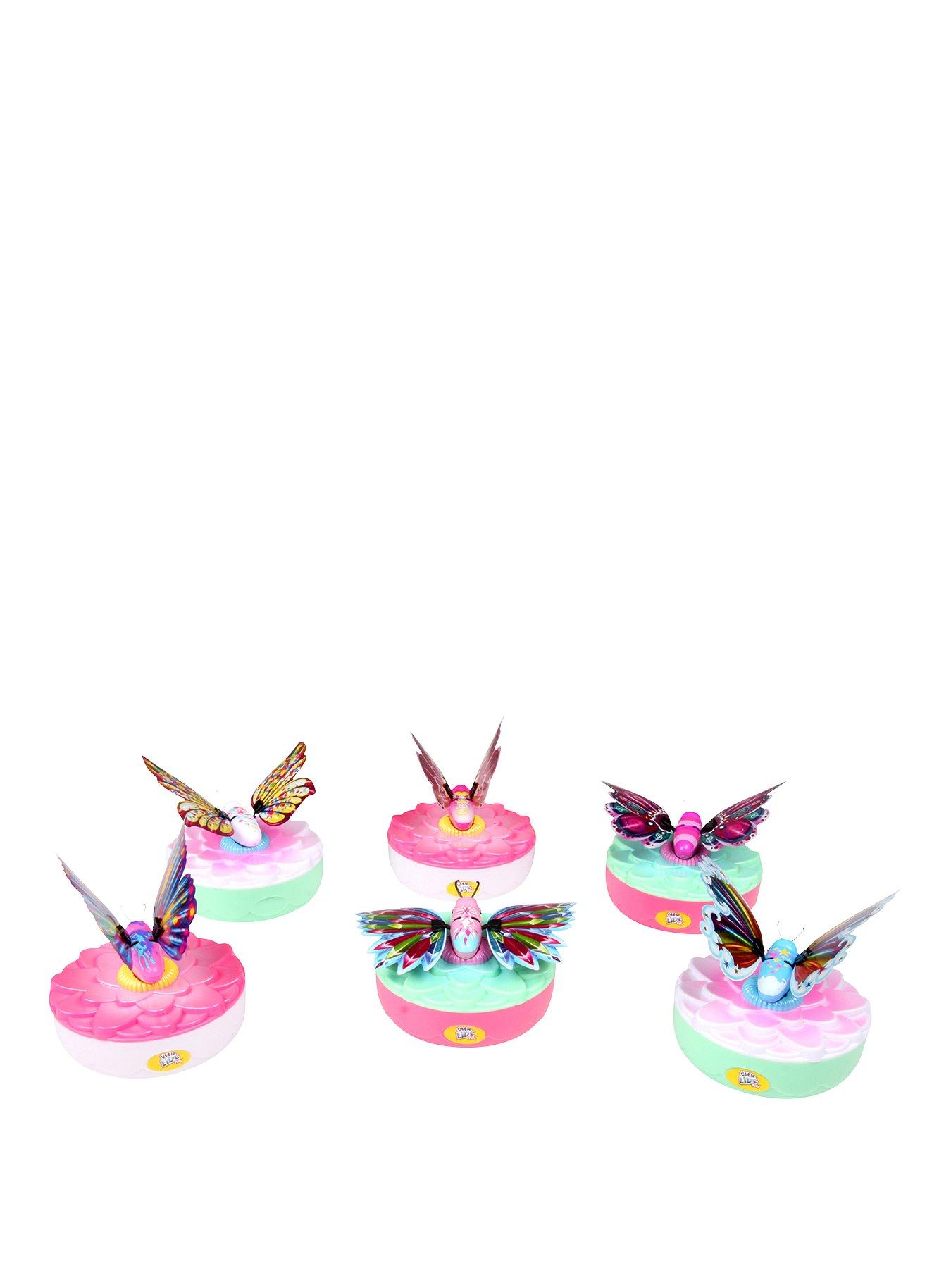 little live pets flutter wings dancing butterfly flower garden