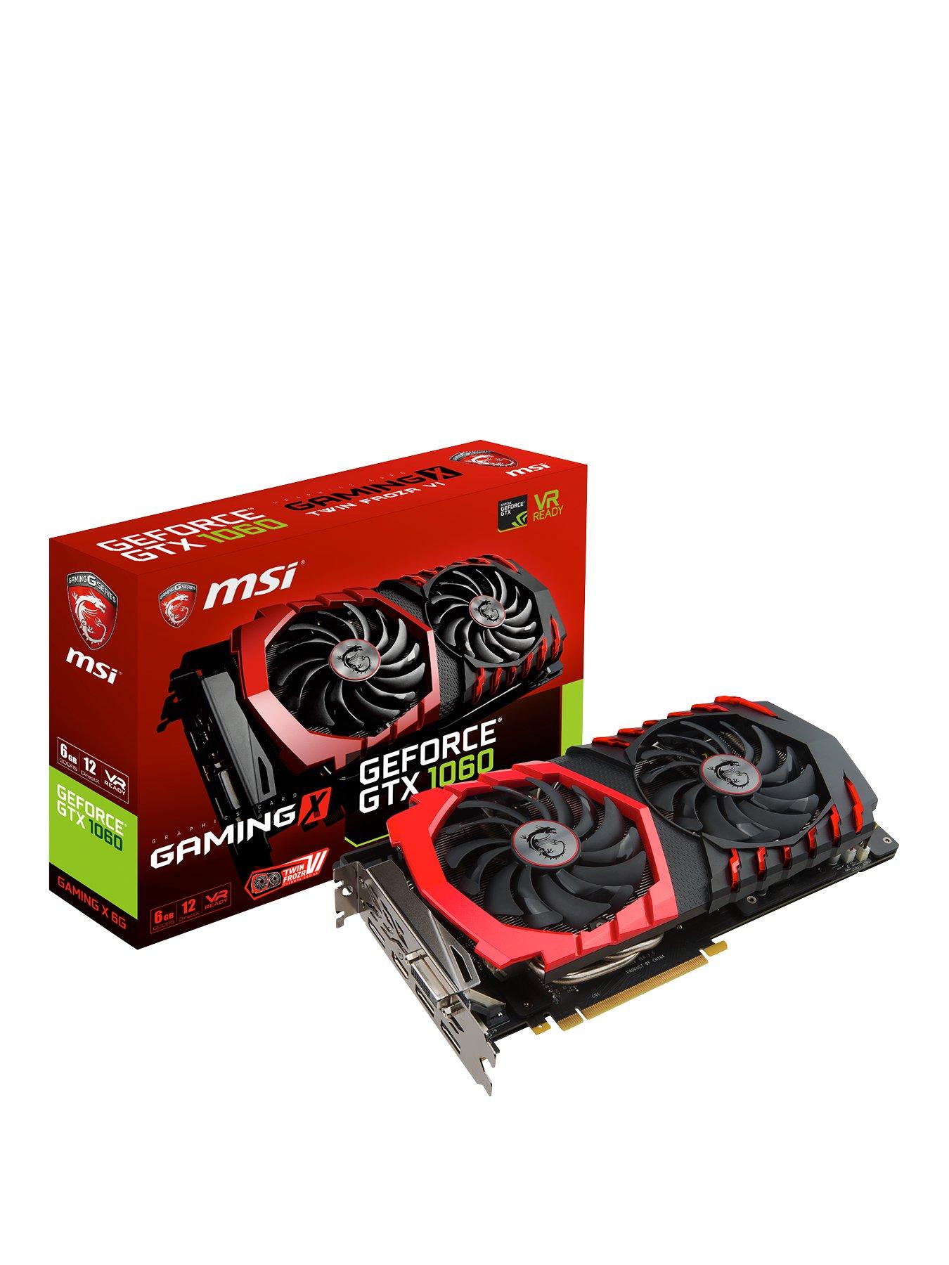 Msi Geforce Gtx 1060 Gaming X 6Gb Gddr5 Graphics Card