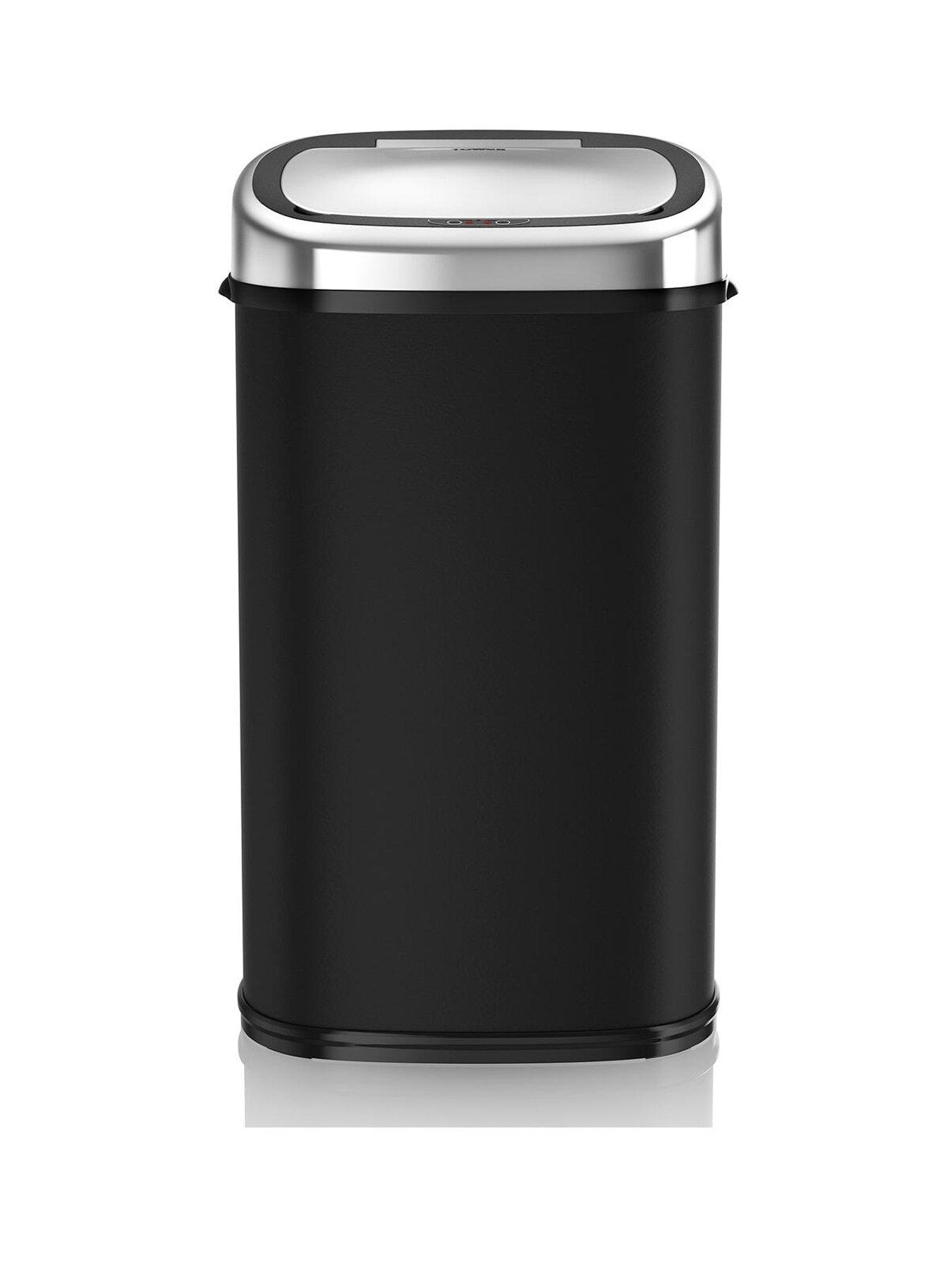 Image 2 of 8 of Tower 58-litre Square Sensor Bin in Black