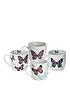  image of sabichi-mariposa-4-pc-mug-set
